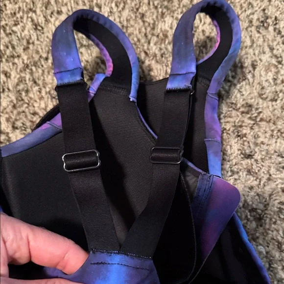 Victoria’s Secret knockout, sports bra Vibrant Purple and Blue Sports Bra NWOT - Picture 6 of 6